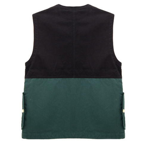 Carhartt WIP Heston Vest Black/Discovery Green Heavy Stone Wash I032149.1OC.60.05 Degli Uberti